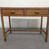 Rattan console from the 50s/60s