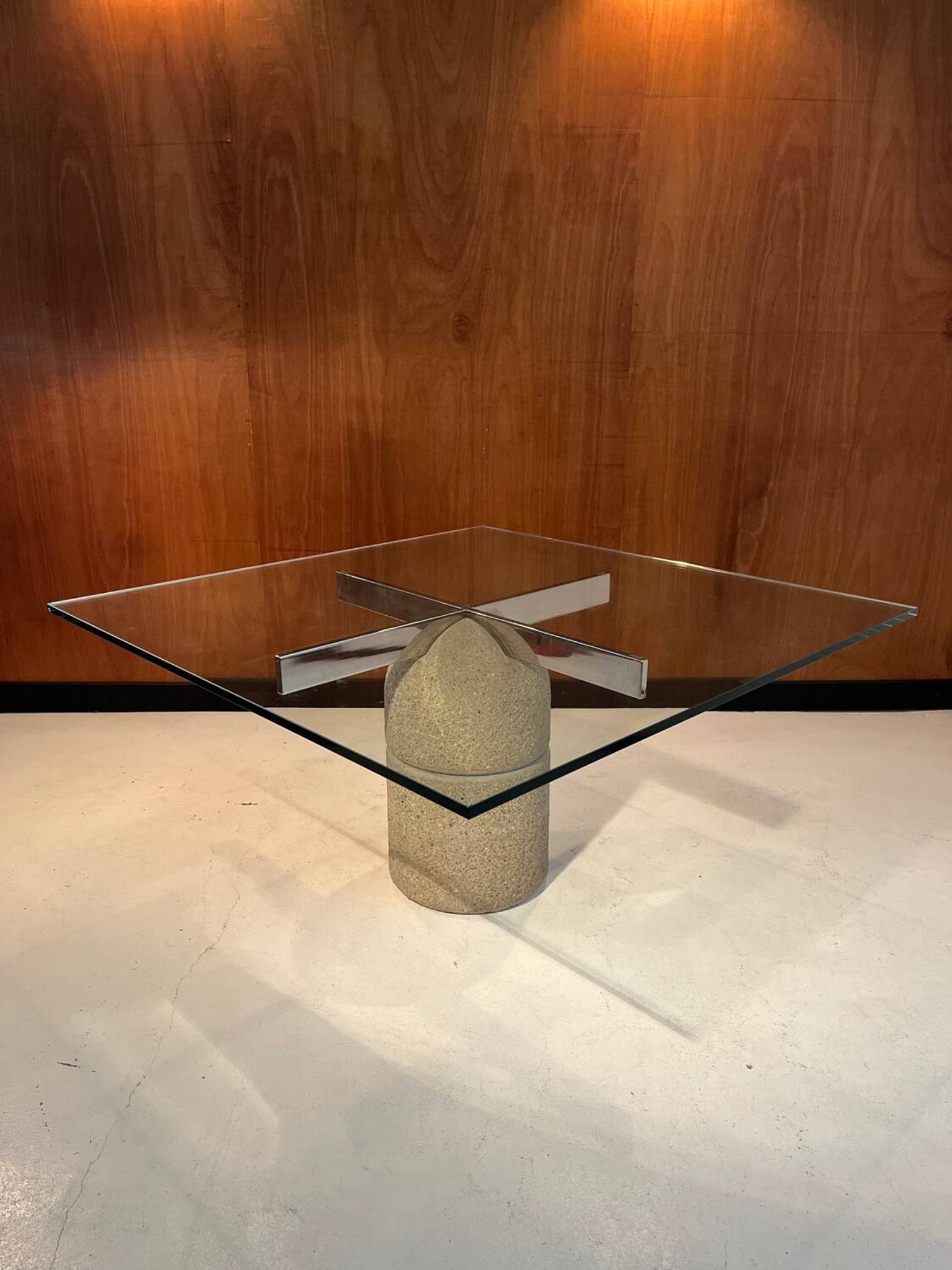 Large Paracarro table, design by G. Offredi for Saporiti 🇮🇹 no