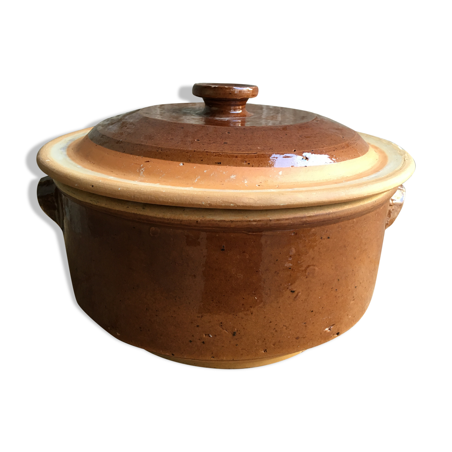 Plat vintage en grès