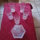 Small baccarat orangeade glass with candy dish.