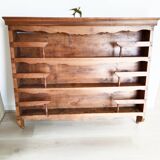 Waxed wooden dresser, antique buffet top