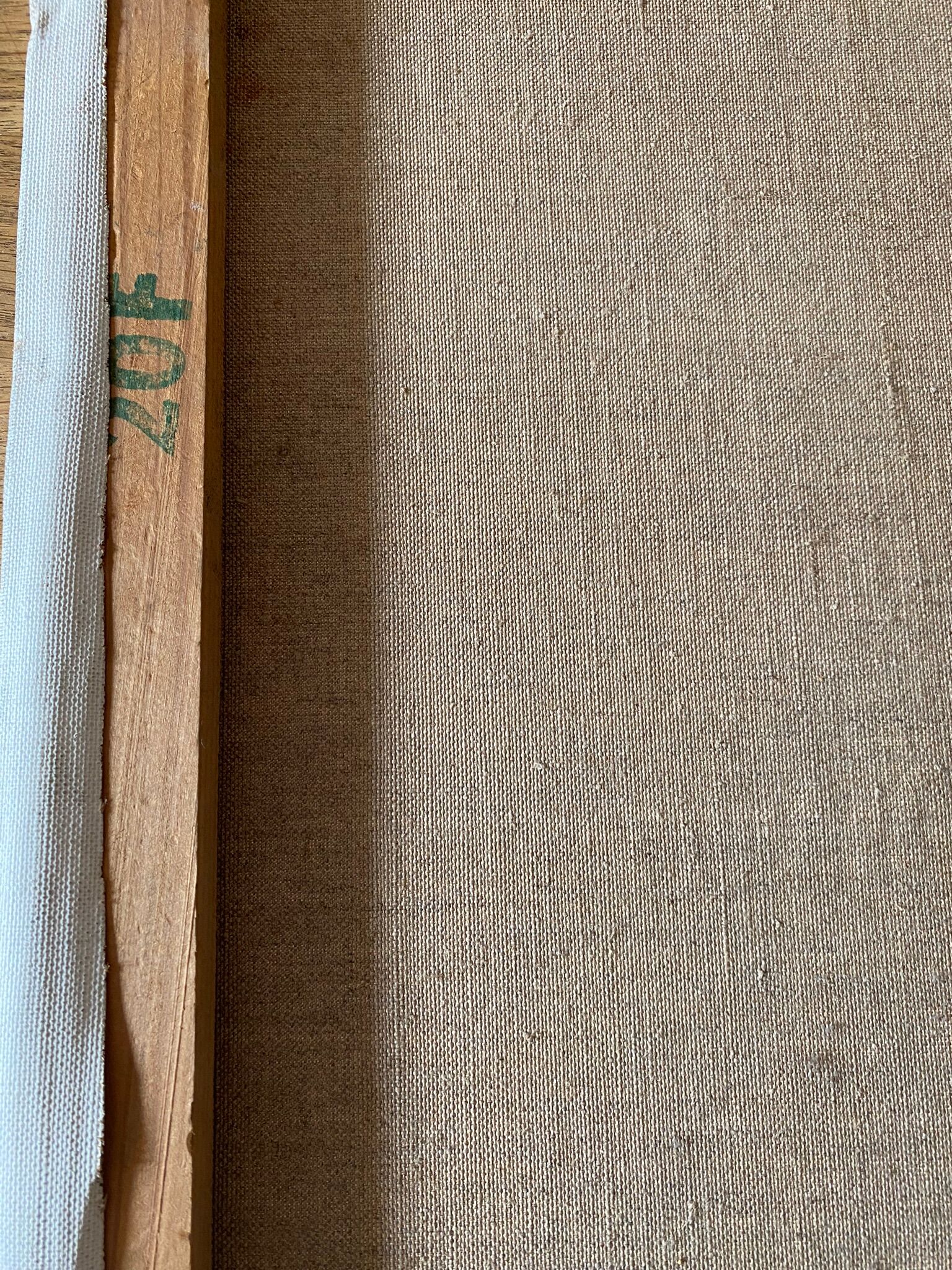 Tableau ancien, péniche à quai, signé Maurice Pannetier, années 70/80