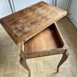 Extendable dining table with curved legs, France 1950