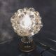 Vintage Helena Tynell Bubble Glass Lamp Brass Base Glashütte Limburg 1960