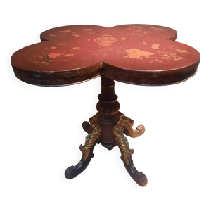 Guéridon  à plateau - laque