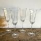 4 flûtes à champagne «octime » LUMINARC France vintage 