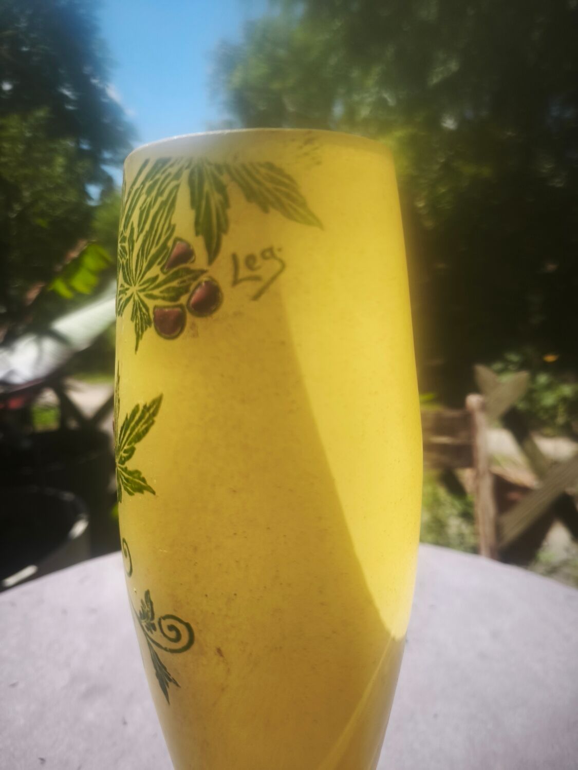 Vase tournai, maison Legras