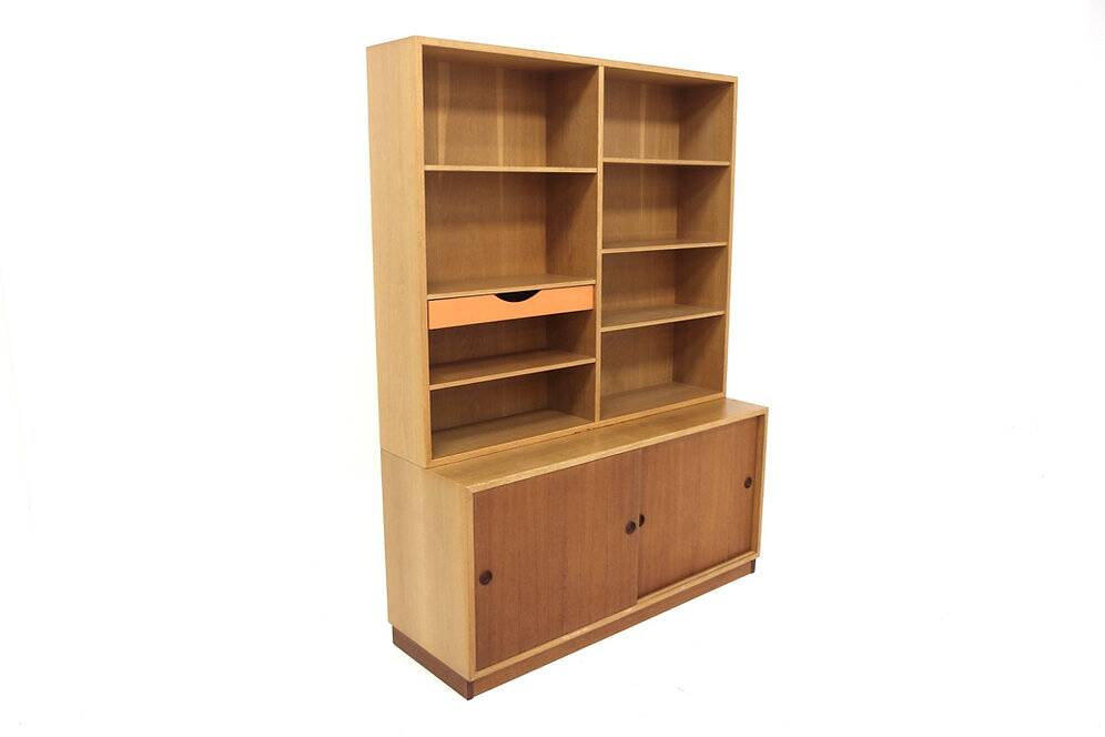 Scandinavian "Öresund" teak bookcase, Børge Mogensen, Sweden, 1960