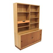 Scandinavian "Öresund" teak bookcase, Børge Mogensen, Sweden, 1960