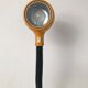 Yellow gooseneck floor lamp 50s-60s