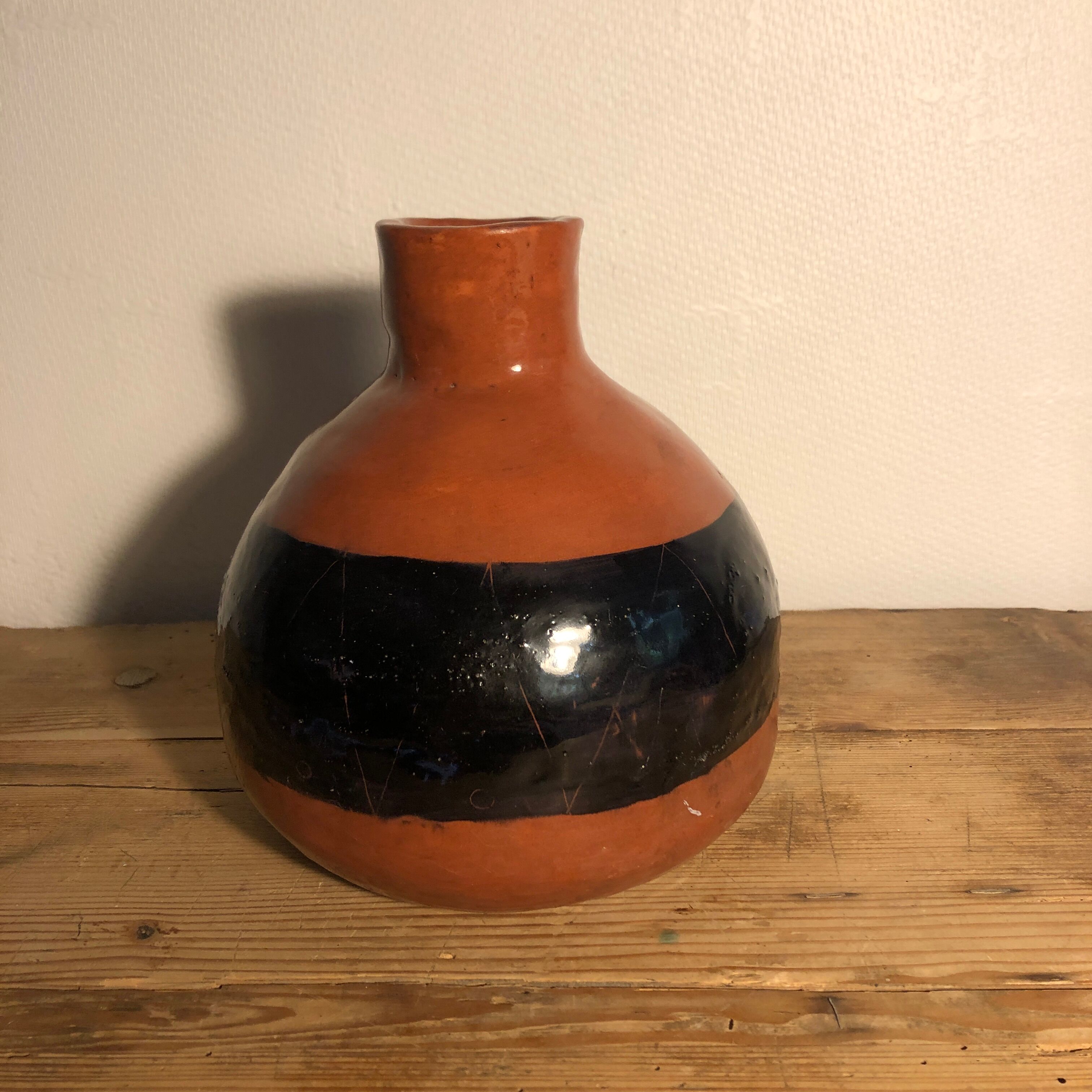 Ceramic ball vase