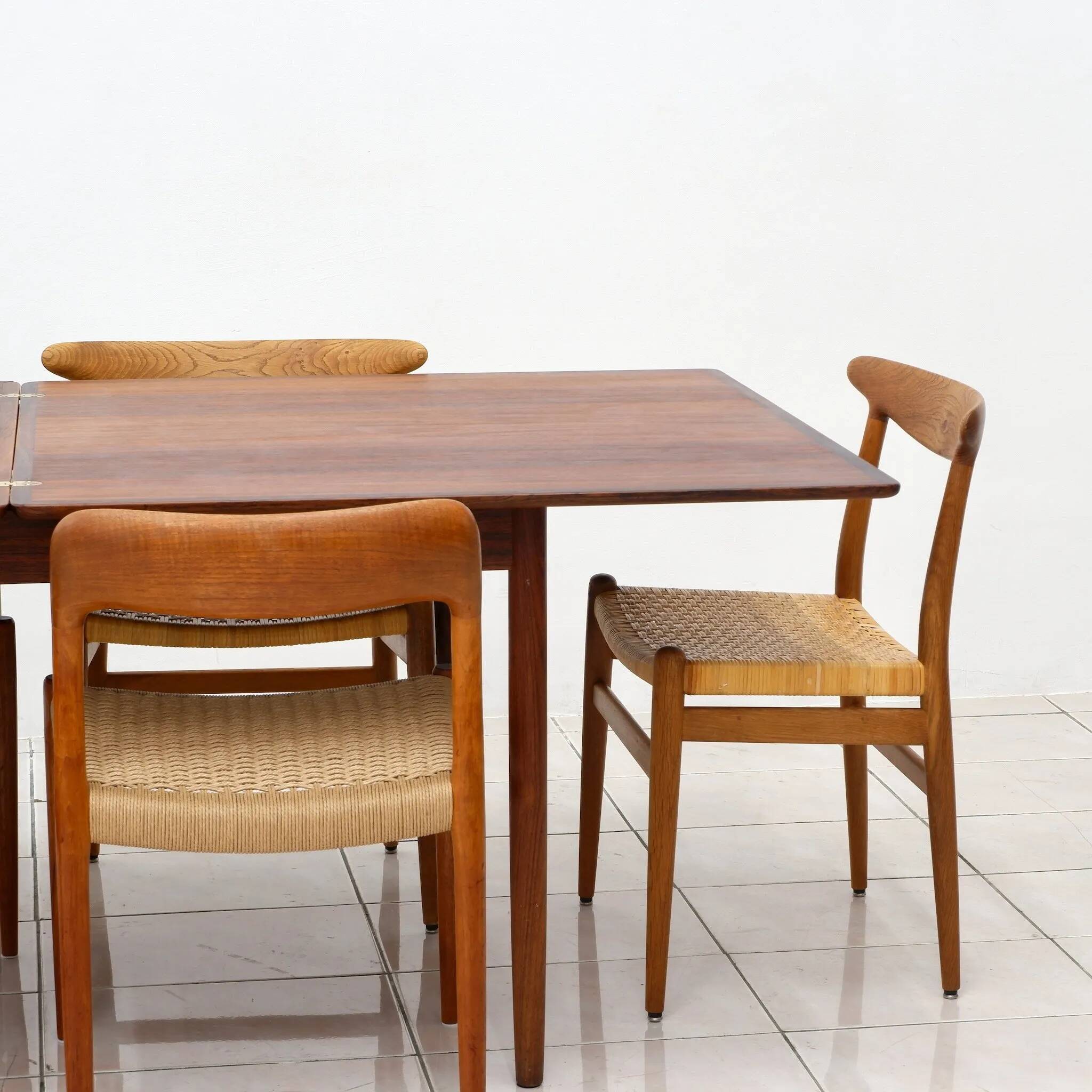 Kurt Ostervig, table à manger en palissandre « Flip Flop »