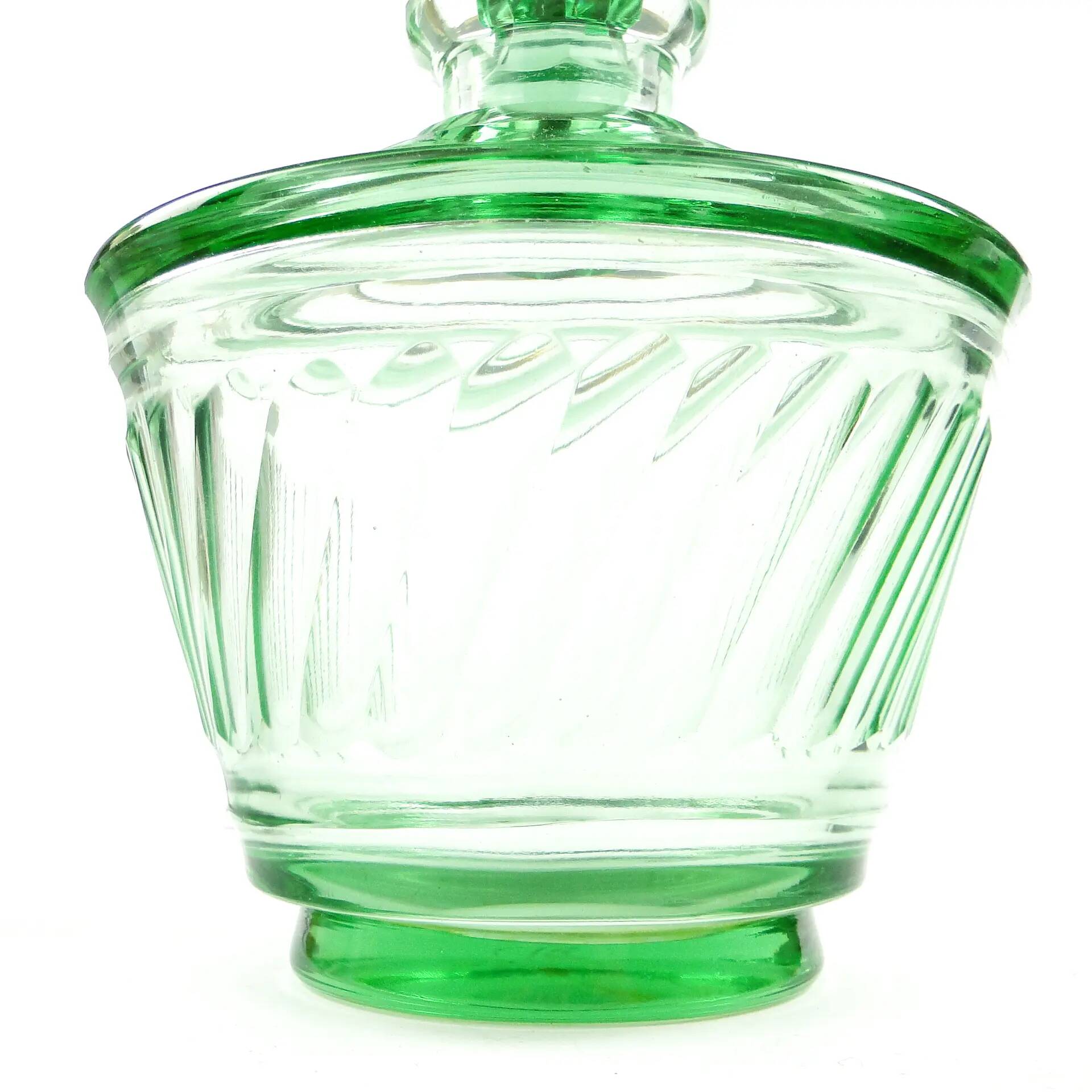Carafe, Art Deco, crystal, Moser, Czechoslovakia, 1930s