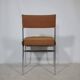 Mid Century Chairs in Chrome and Fabric, Set of 4, 1970s
