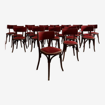 Set of 20 bistro chairs