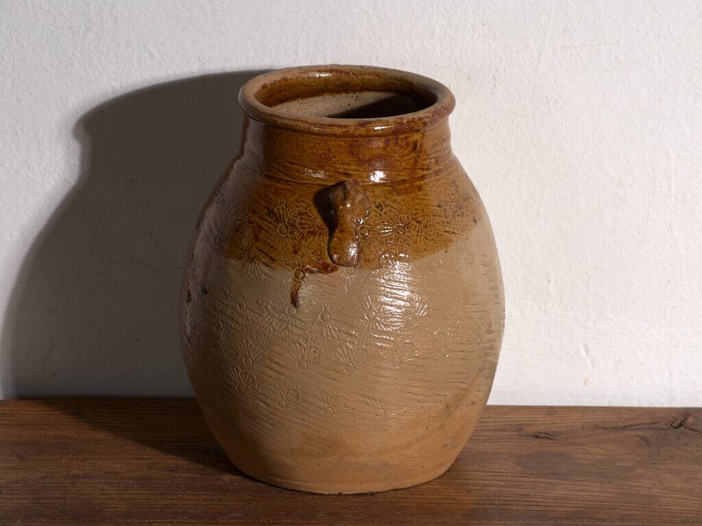 Ancient Chinese glazed stoneware vase – China, circa 1900