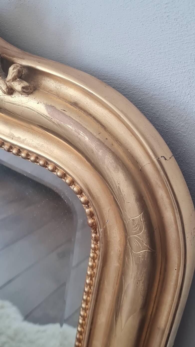 Miroir Louis Philippe avec fronton