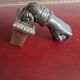 Cast iron door knocker from the 19th century or earlier.