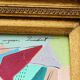 Oil on canvas in the cubist style, signed Jean Faubert (1955-2018)
