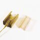 Brass & clear  glass wall light by Vitrika – Model Atlactic