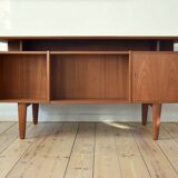 Mid century teak executive desk from H.P. Hansen, 1960s