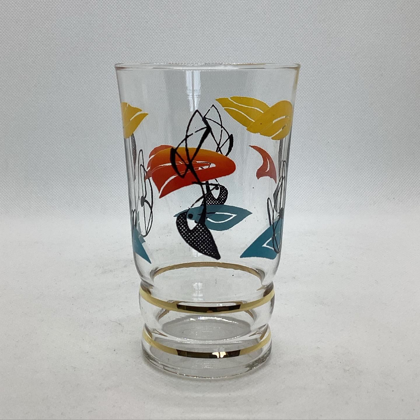 Set of 6 glasses 60s