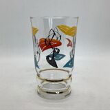 Set of 6 glasses 60s