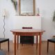 Extendable Scandinavian Round Table