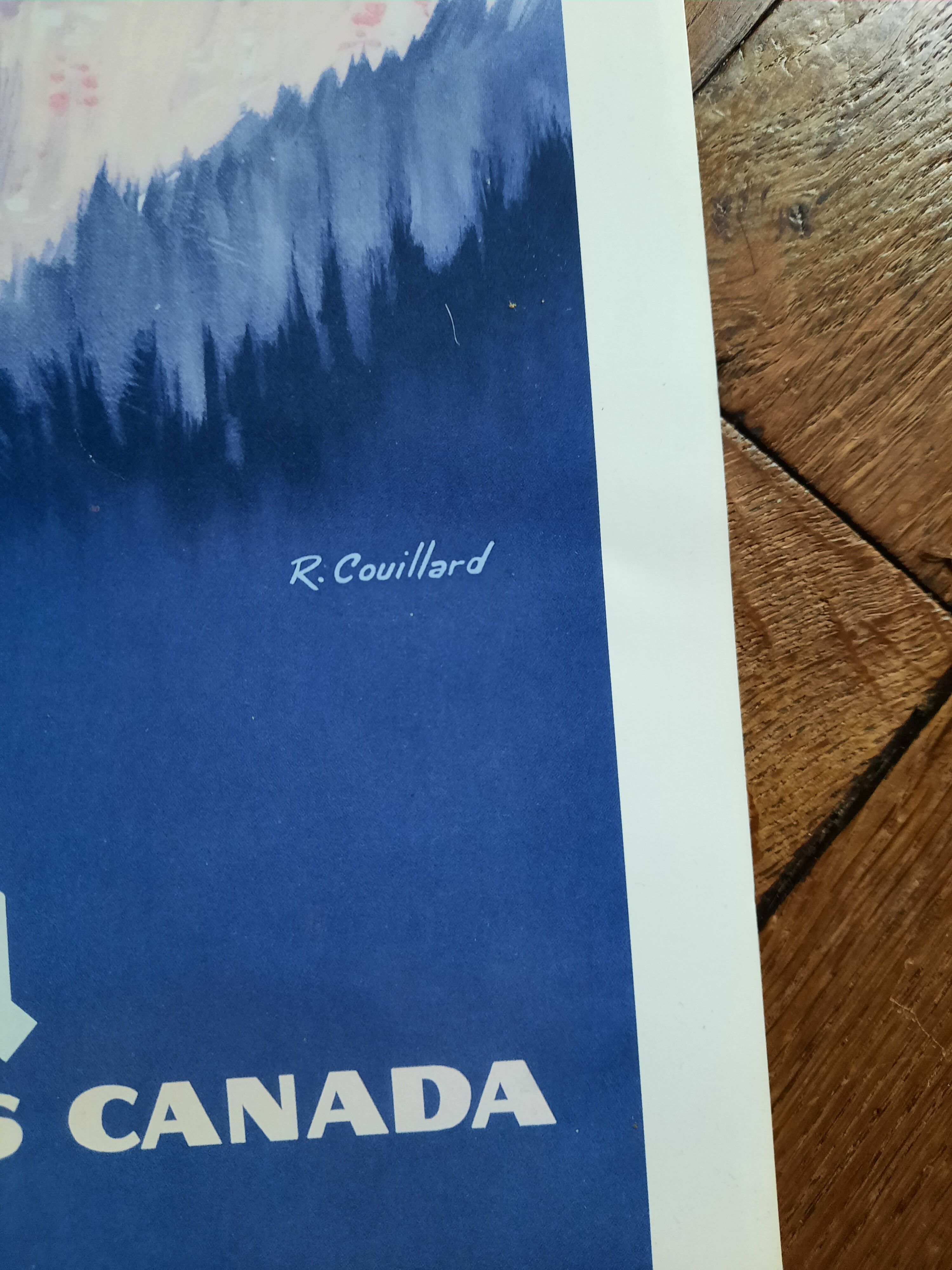 Vintage Canadian Train Poster