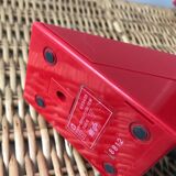 Red IKEA designer lamp from the 80s