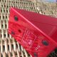 Red IKEA designer lamp from the 80s