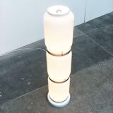 Mid-century Italian space age glass floor lamp from the 1960s.