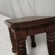 Small solid oak footrest
