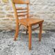 12 refinished bistro chairs