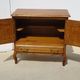 Small oak sideboard, rotating tray