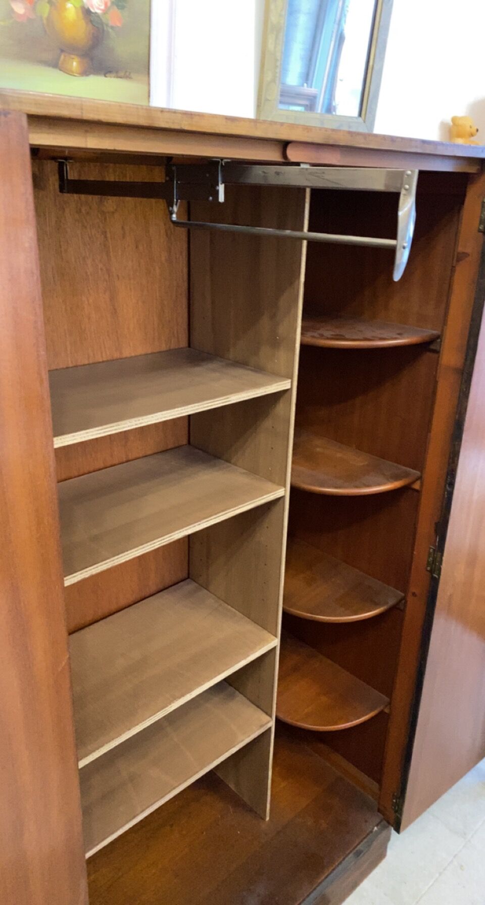 English student wardrobe cabinet 1950