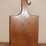 Large wooden and earthenware cutting board from Gien, Pivoines model