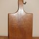 Large wooden and earthenware cutting board from Gien, Pivoines model