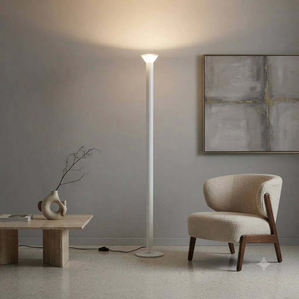 Vintage Murano glass floor lamp, Italian design 1980s-1990s
