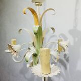 Lustre 3 lumières à fleurs