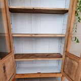 Solid wood display case