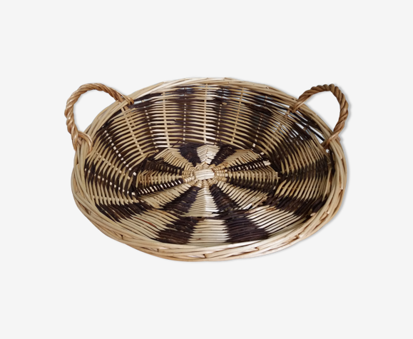 Panier de présentation rond en osier
