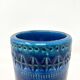 Bitossi blue ceramic vase