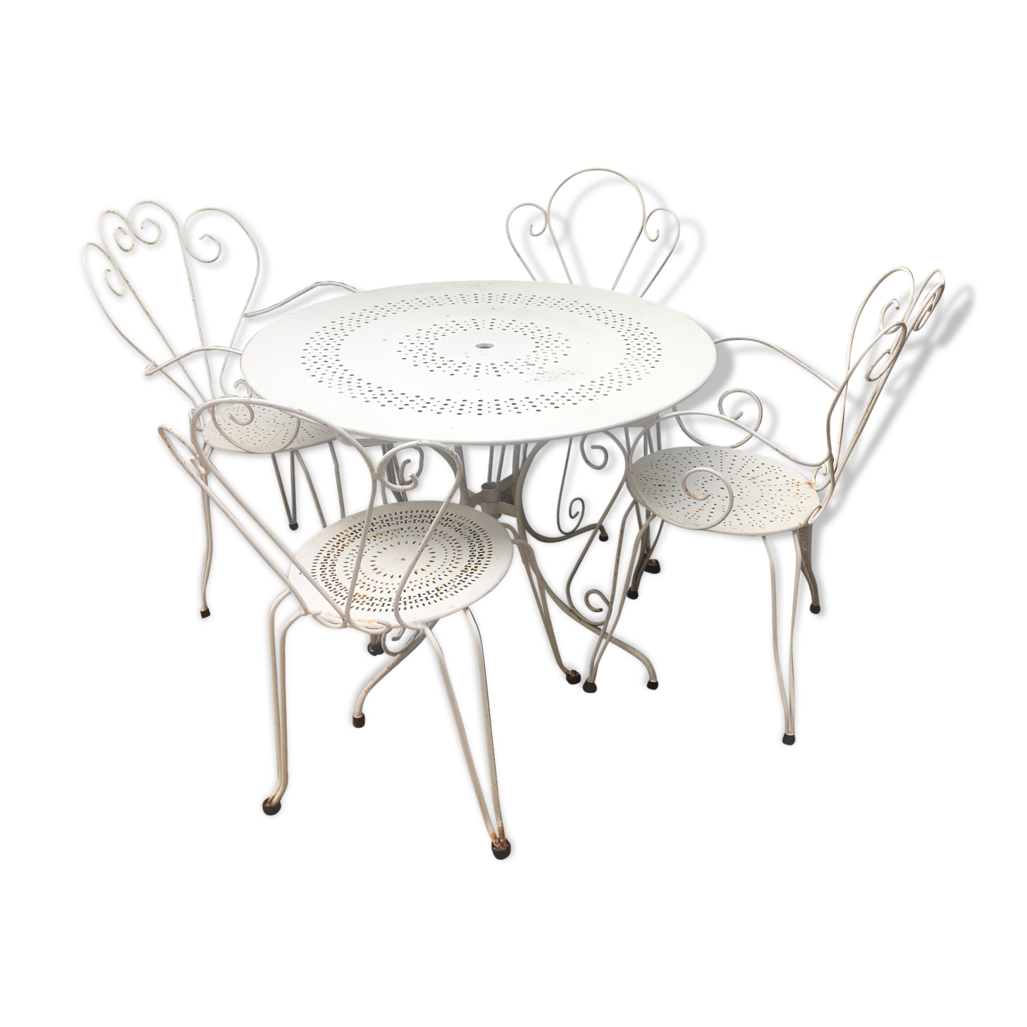 Salon de jardin fer forgé