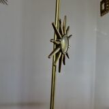 Lampe "soleil" en bronze années 80
