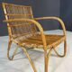 Art Deco rattan seating set, Central Europe, 1930s–1940s