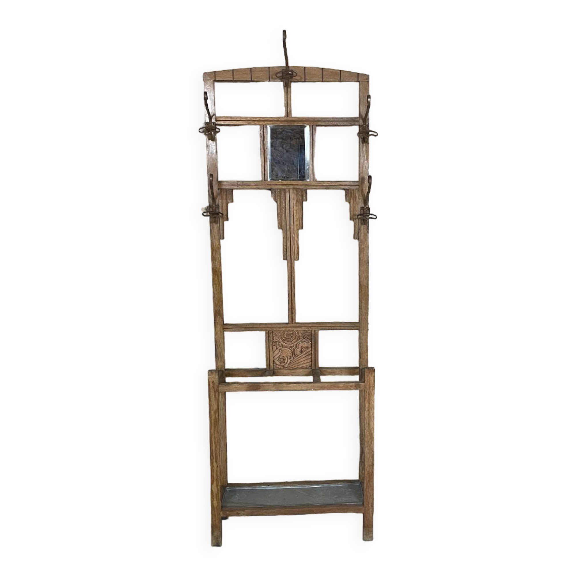 Art deco coat rack