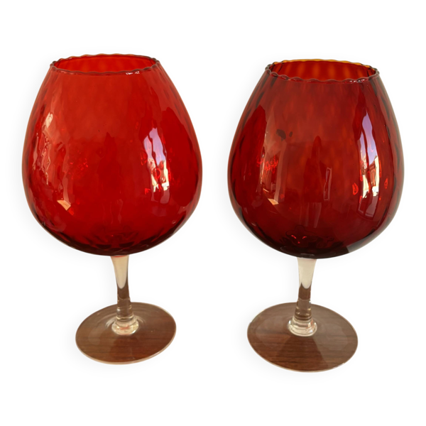 Lot de deux vases Empoli