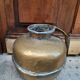 Antique brass jar