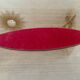 Beveled oval mirror to pose art deco 40s 50s 15x55cm